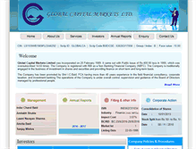 Tablet Screenshot of globalcapitalmarketandinfraltd.com